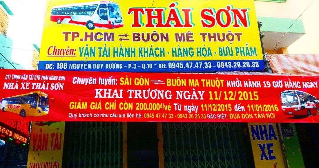 Nhà xe Thái Sơn BMT